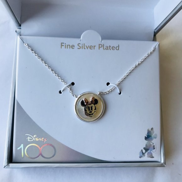 Disney  Minnie Mouse  Fine Silver Plated 100 Pendant - Picture 2 of 7